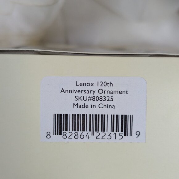 Lenox 120th Anniversary Christmas ornament 2009 - Picture 4 of 5